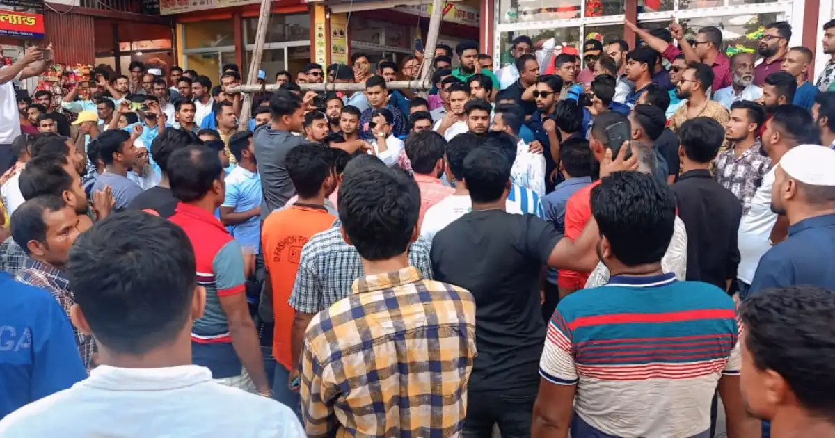 সখিপুর থানা ছাত্রদল ও স্বেচ্ছাসেবক দলের বিক্ষোভ সমাবেশ বারাকা পাওয়ার