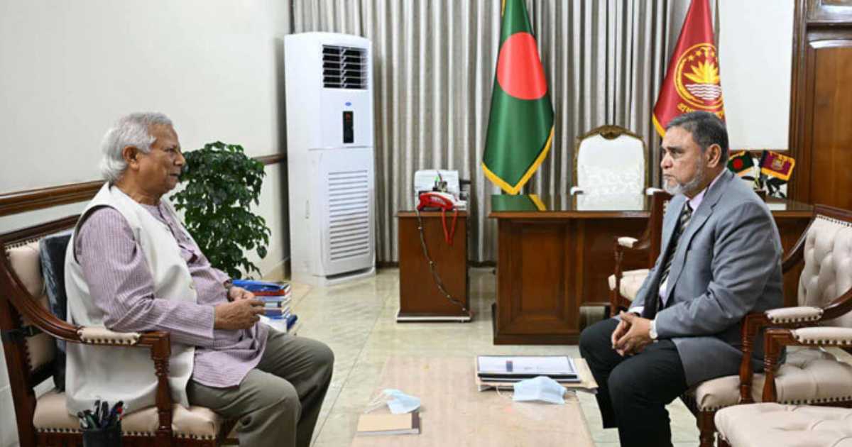 প্রধান উপদেষ্টার সঙ্গে সিইসির সাক্ষাৎ লেনদেন