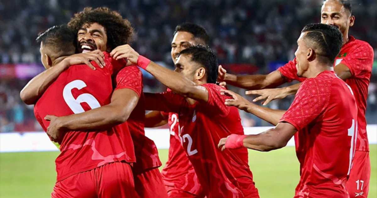 হামজা-সোহেলের গোলে ভুটানকে হারাল বাংলাদেশ এনসিসি ব্যাংক