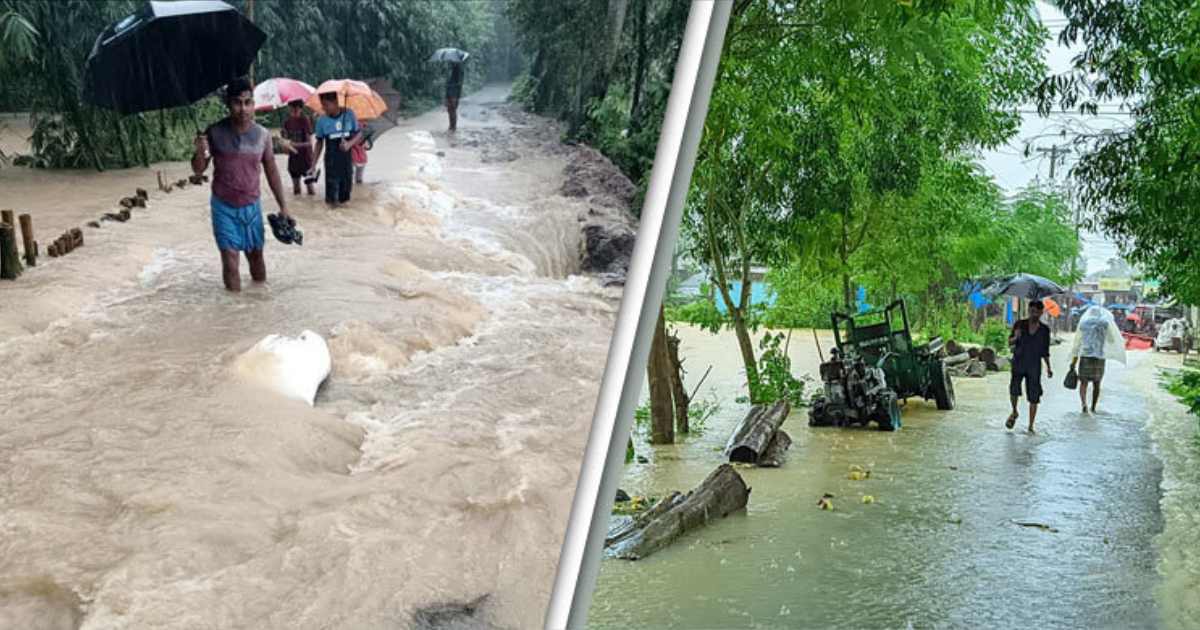 ফেনীতে বন্যা নিয়ন্ত্রণ বাঁধে ভাঙন, ৩০ গ্রাম প্লাবিত এসইএমএল লেকচার