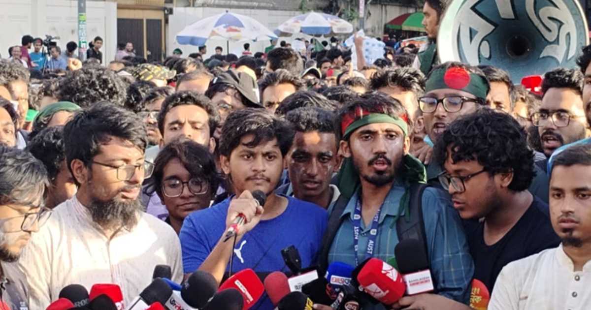কমিটি প্রত্যাখ্যান, ৫ দফা দিলেন প্রকৌশল শিক্ষার্থীরা ঢাকা