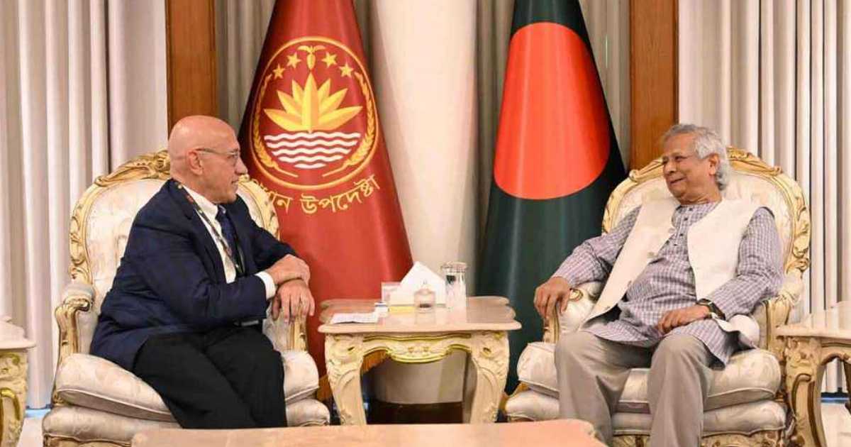 প্রধান উপদেষ্টার সঙ্গে জাতিসংঘের বিশেষ দূতের সাক্ষাৎ ব্লক