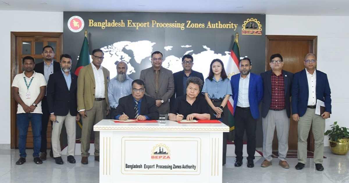 মোংলা ইপিজেডে ৮০ লাখ ডলার বিনিয়োগ করবে দ. কোরিয়া কাট্টালি টেক্সটাইল
