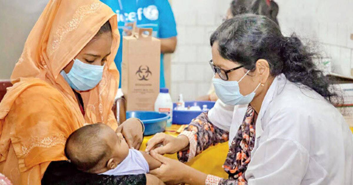 ডিএসসিসি এলাকায় টাইফয়েড টিকাদান শুরু ১২ অক্টোবর বাজার মূলধন