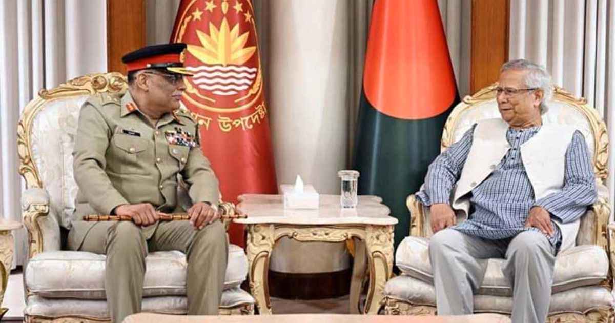 প্রধান উপদেষ্টার সঙ্গে পাক যৌথ বাহিনীর চেয়ারম্যানের সৌজন্য সাক্ষাৎ নগদ