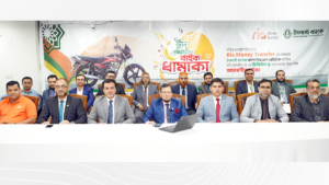 ক্যাশ রেমিট্যান্স গ্রহণ করে মোটর সাইকেল পেলেন মাঈন উদ্দিন ও জিয়াউল হক