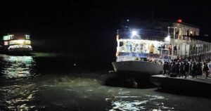 ভোলায় লঞ্চের ধাক্কায় স্পিডবোটডুবি, পুলিশ সদস্য নিখোঁজ