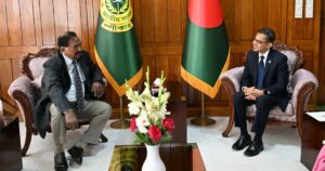 স্পিকারের সঙ্গে বিদায়ী ভারতীয় হাইকমিশনারের সাক্ষাৎ