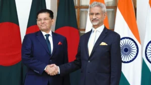 ভারতের পররাষ্ট্রমন্ত্রী জয়শঙ্করের সঙ্গে খলিলুর রহমানের বৈঠক