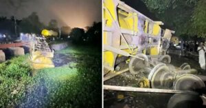 সিলেটে তেলবাহী ট্রেন লাইনচ্যুত, ১১ ঘণ্টা বন্ধ রেল যোগাযোগ