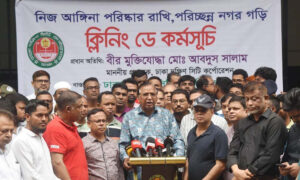 সবাই মিলে কাজ করলে ছয় মাসেই ঢাকা শহর বদলে যাবে : ডিএসসিসি প্রশাসক